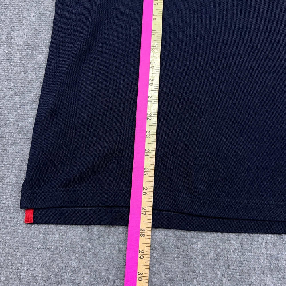 NEW Hermes Sellier Polo Shirt Men's Medium Navy Blue USEF Equestrian USA Team - Picture 9 of 11